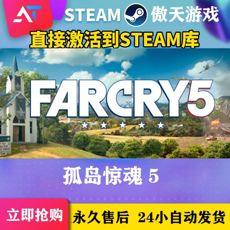孤岛惊魂5  steam全球区 CDKey激活码可入库全DCL
