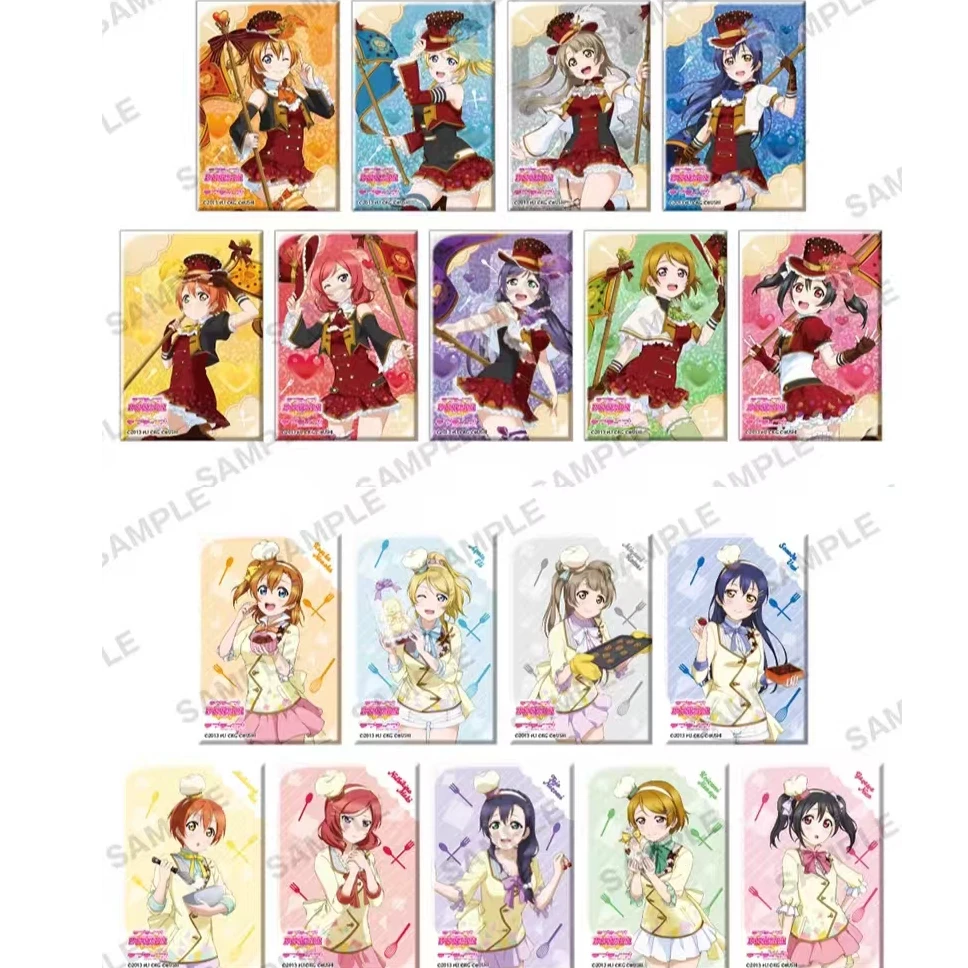 lovelive！缪斯 厨娘 旗手 方形吧唧徽章
