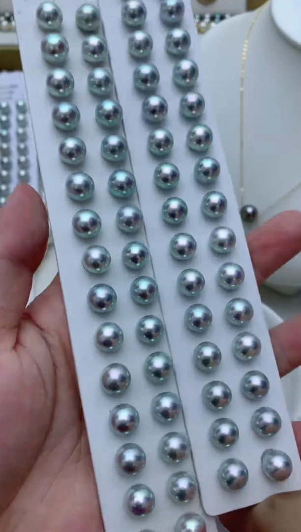 银S925镶嵌海水珍珠耳饰e3 多样性发其一