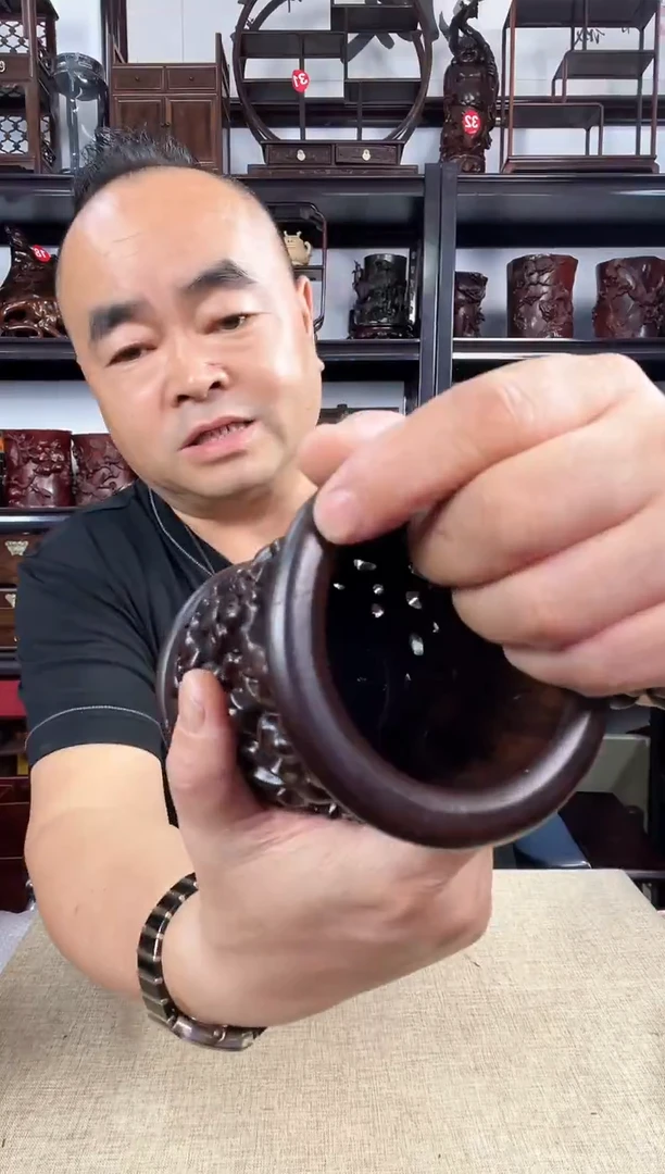 木71瑕疵老李红木工艺品