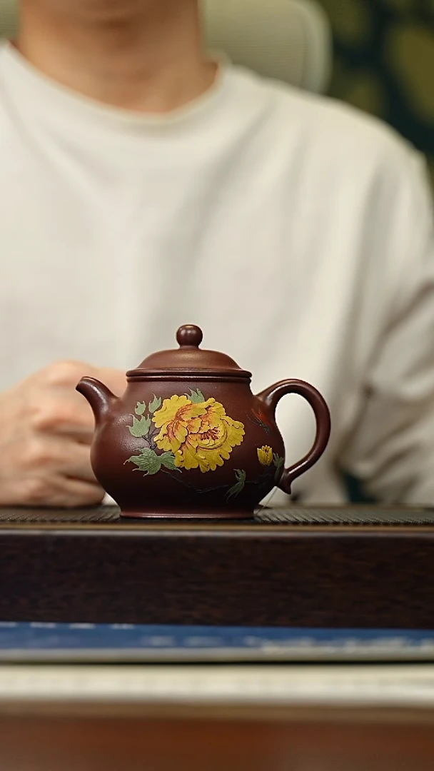 茶壶紫砂宜兴原矿 手工 紫砂壶容量260CC