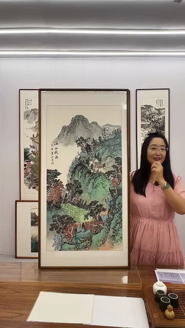 国画张光南   120*60  山水  玄关