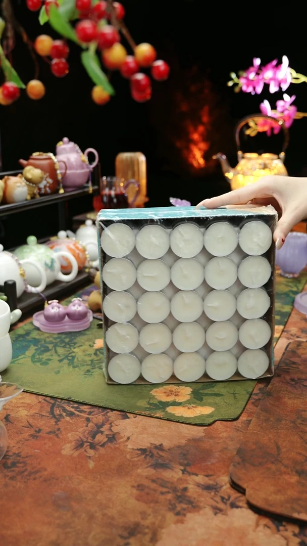 【闪购商品】植物蜡烛4小时100颗茶蜡烛