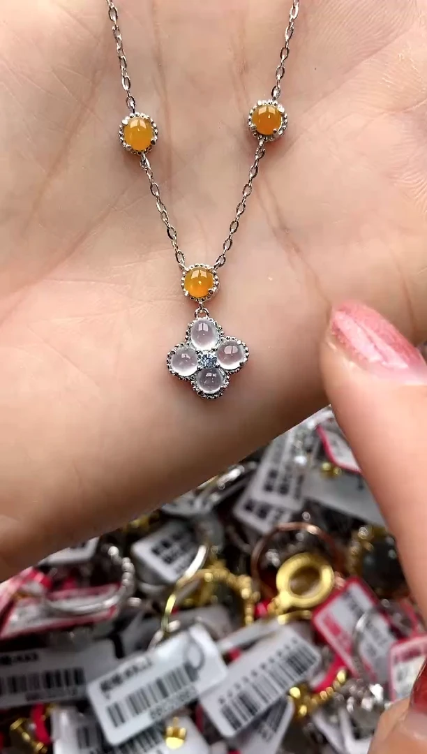 【闪购商品】翡翠戒指银S925镶嵌22222222   9