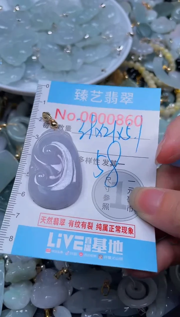吊坠(不含链)未镶嵌翡翠860