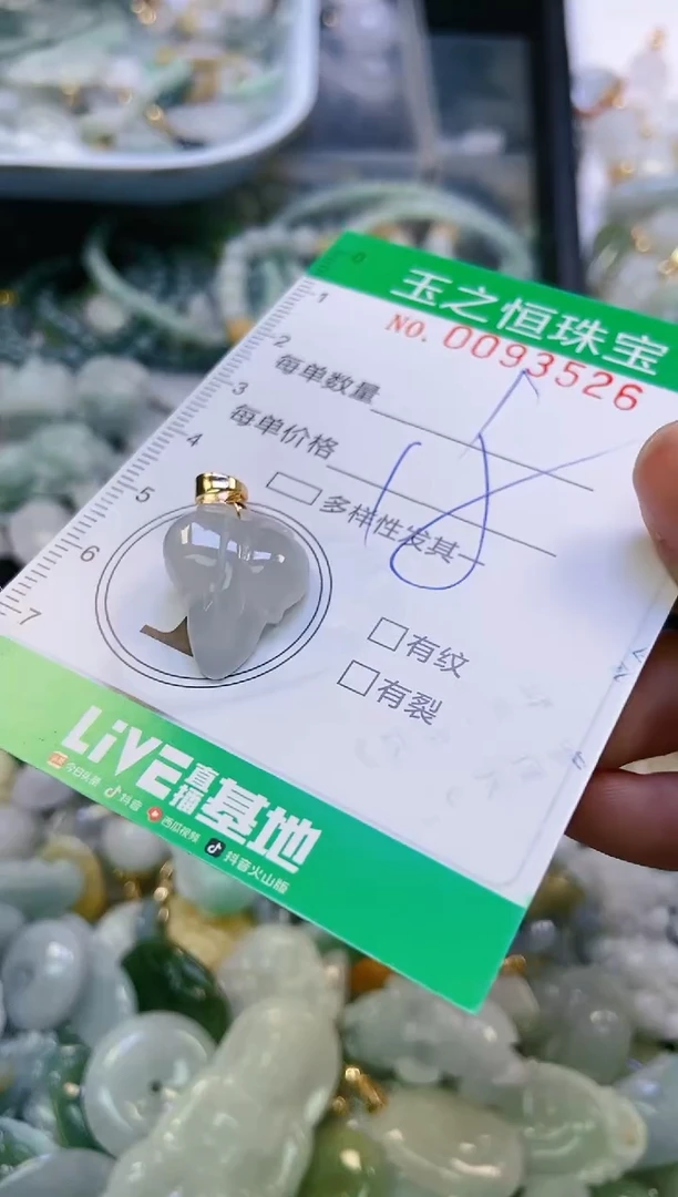 翡翠未镶嵌颈饰闪购0093526