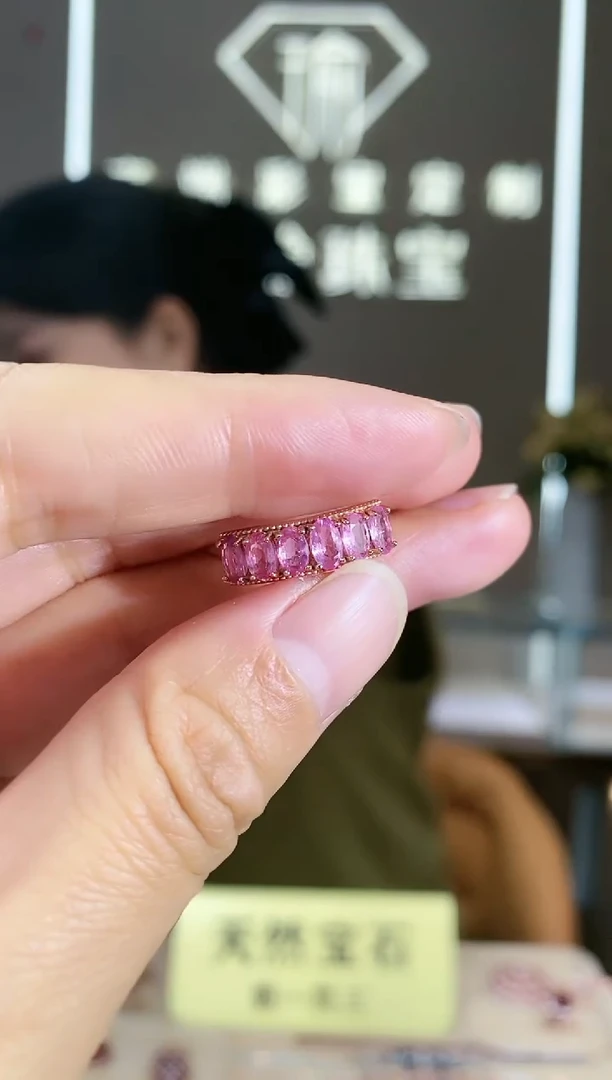 【闪购商品】彩色蓝宝石手饰银S925镶嵌手饰