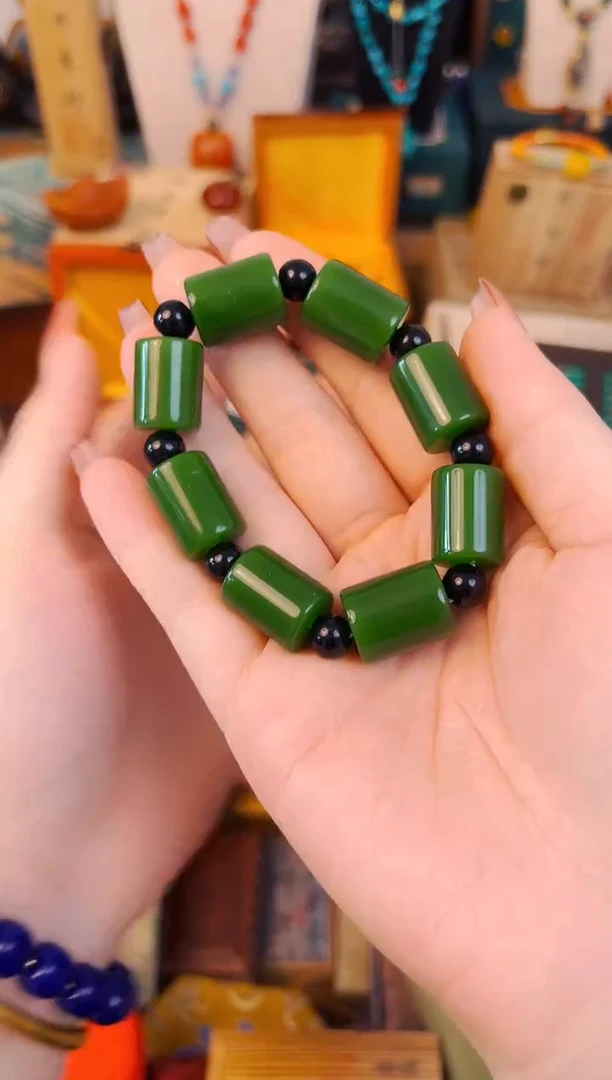 和田玉未镶嵌颈饰兰妹接精选饰品链31