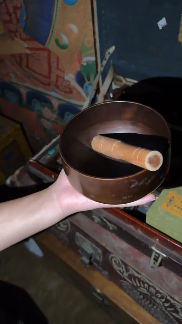 香榧木铜磬=====