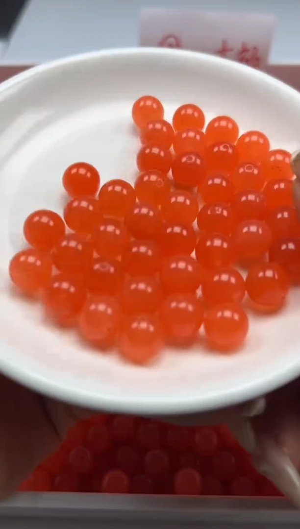 南红玛瑙未镶嵌颈饰w1774冰柿子红南红10mm*20颗