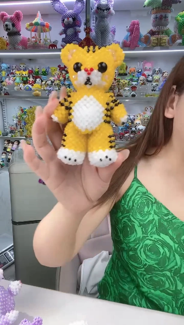 玻璃2844卡4水晶站姿老虎材料包1套