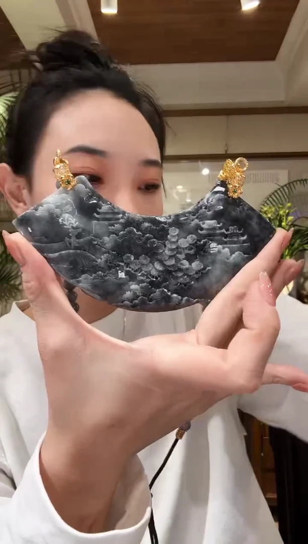 【闪购商品】翡翠颈饰未镶嵌国风