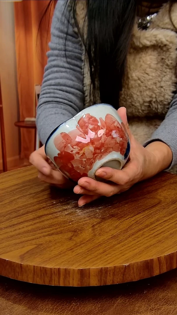 杯子陶景德镇手工手绘釉下彩陶瓷