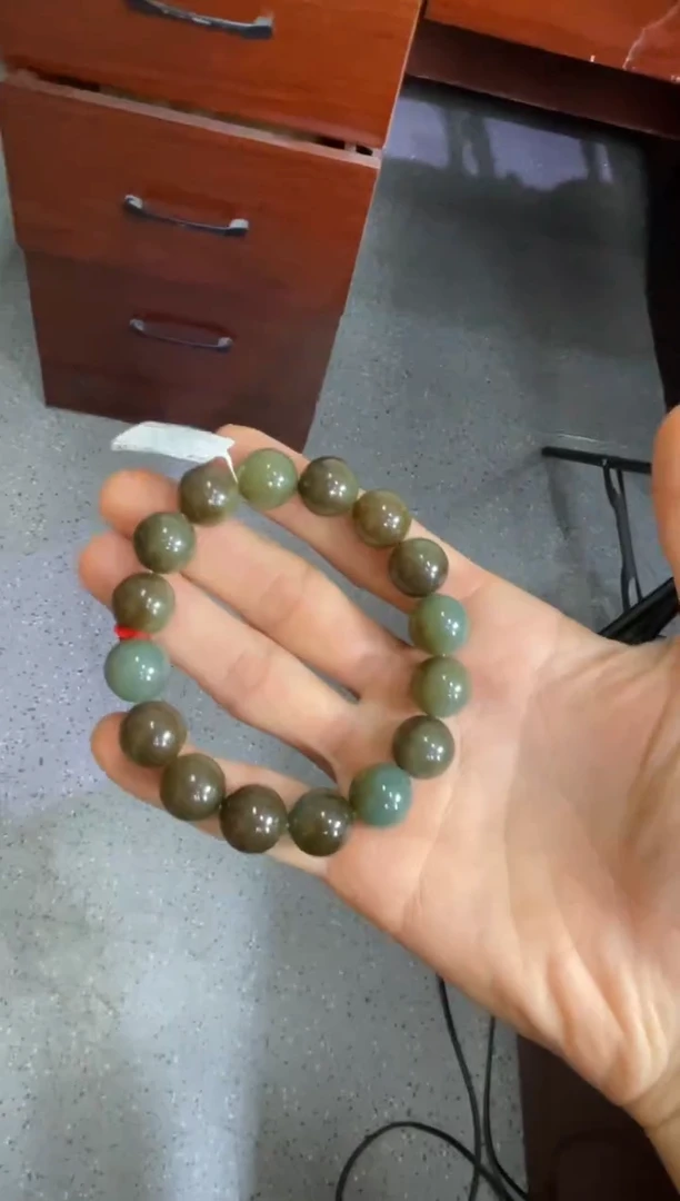 未镶嵌手串和田玉大**X且末蓝手串14m