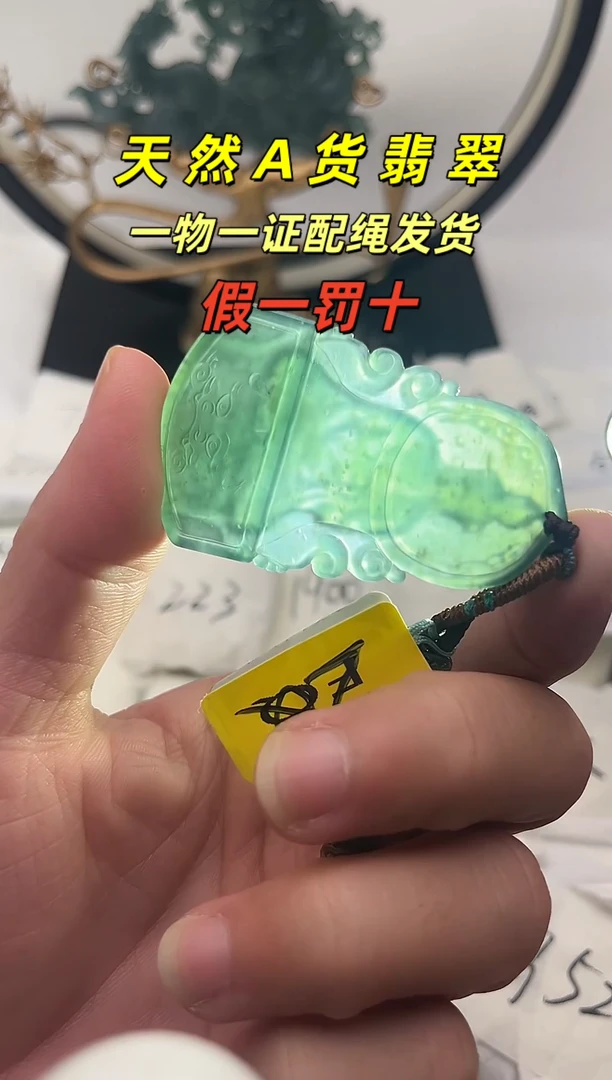 颈饰未镶嵌翡翠吊坠翡翠17