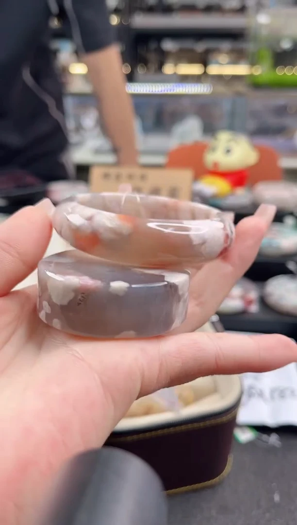 未镶嵌手镯石英质玉53圈口 （赠品镯心）6685216