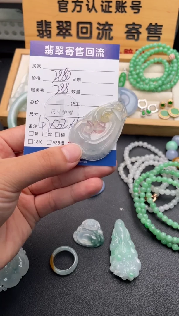 颈饰未镶嵌翡翠10146612