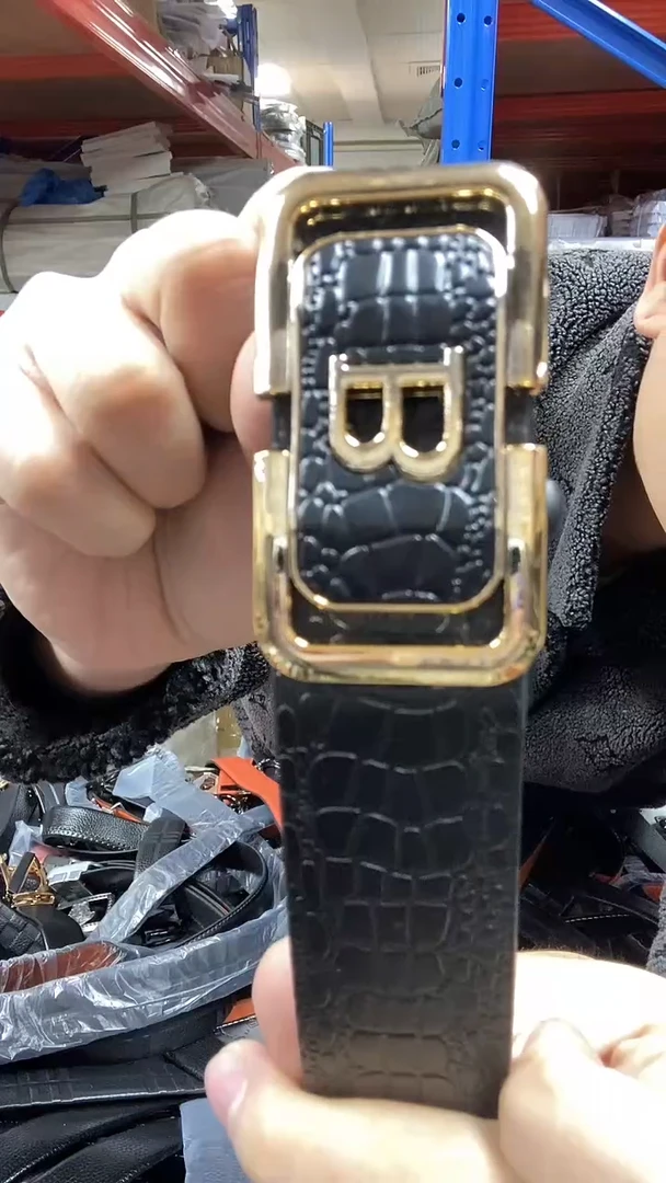 2025新款B男士2经典时尚百搭商务自动扣皮带