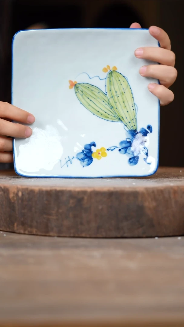 瓷片景德镇高温釉下彩（食品级）