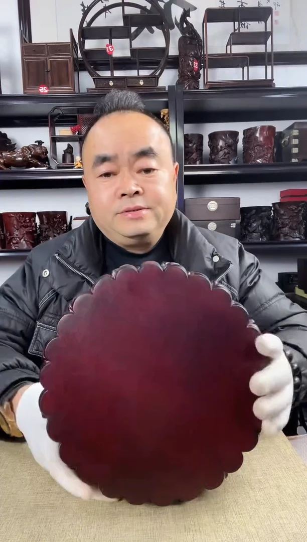 木老李红木工艺品52瑕疵