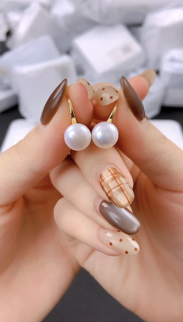 未镶嵌耳饰淡水珍珠ed1032