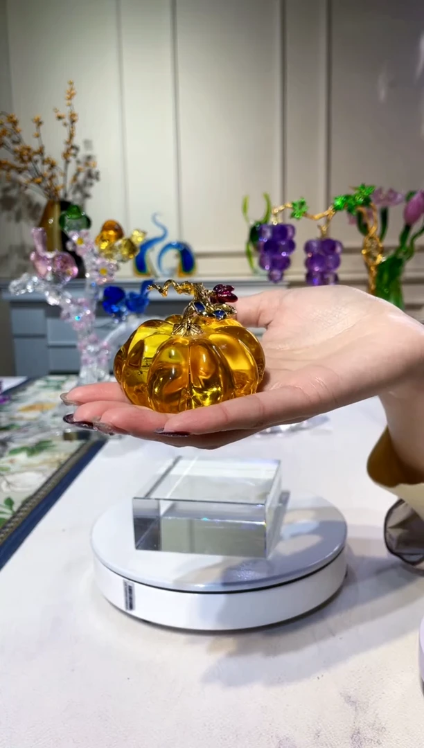手工艺品琉璃小黄南瓜