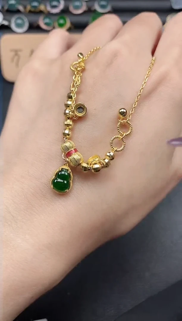 翡翠戒指银S925镶嵌5151-3