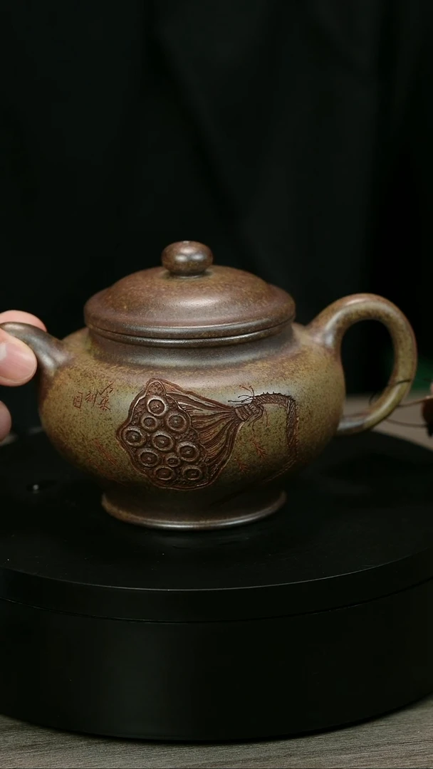 茶壶紫砂小*斋H1918李琴江南景州石瓢