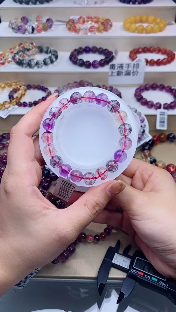 未镶嵌手链水晶仙女超七单圈9m+