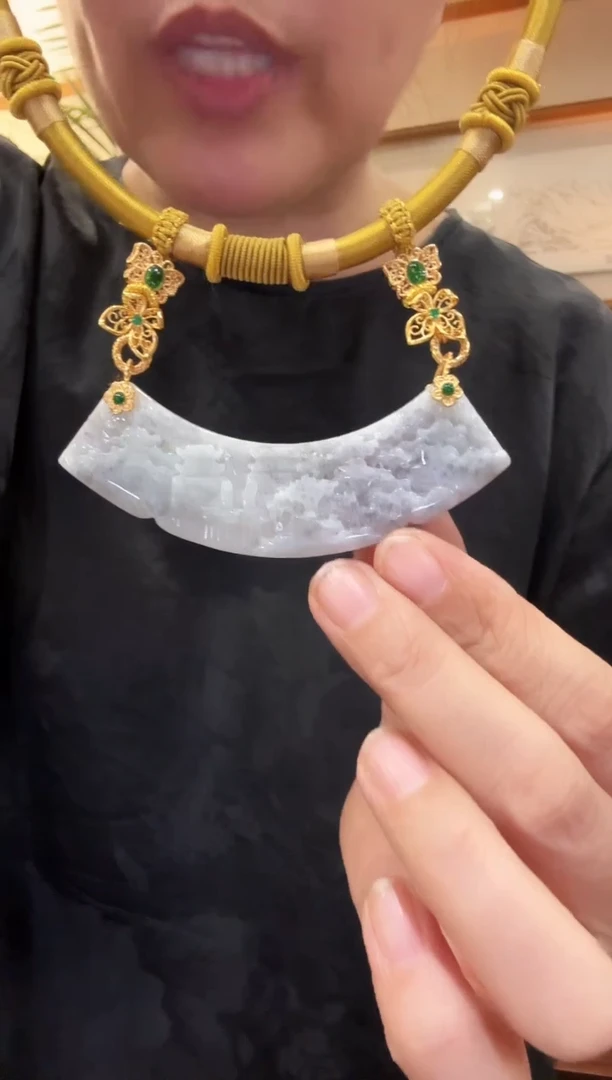 颈饰未镶嵌翡翠国风