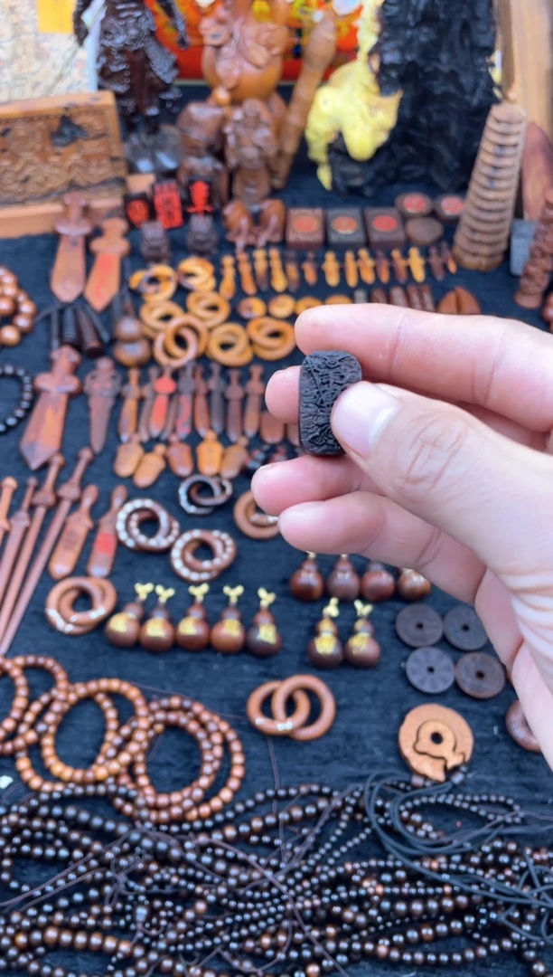 【闪购商品】枣木木雕枣木玉化杀伐紫薇