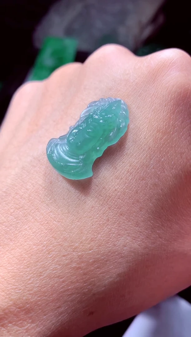 未镶嵌定制翡翠疯***头天然缅甸翡翠A货 基地发货多样性发货其一