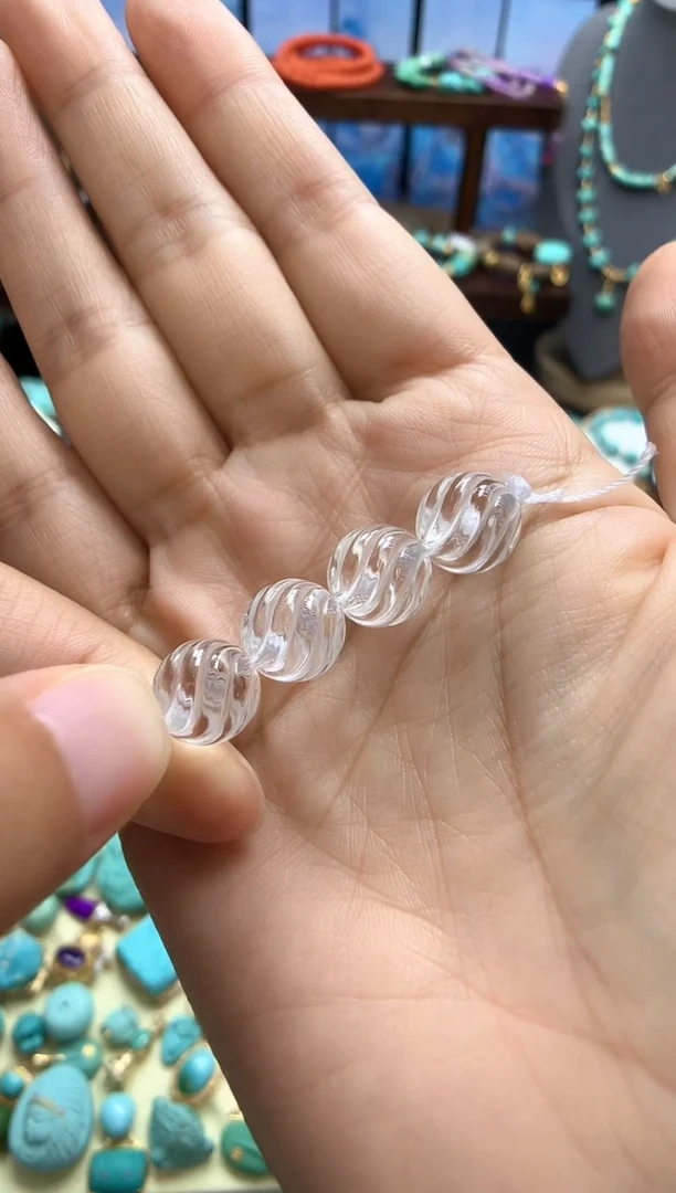 未镶嵌珠宝半成品水晶雯精工扭扭