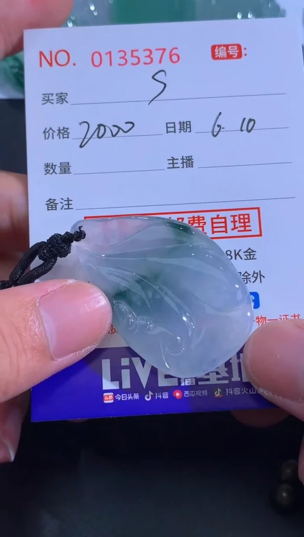 翡翠未镶嵌颈饰 定向 S