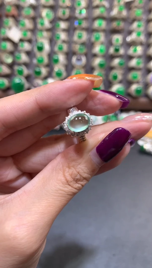 定制翡翠未镶嵌天然缅甸A货翡翠  8.2