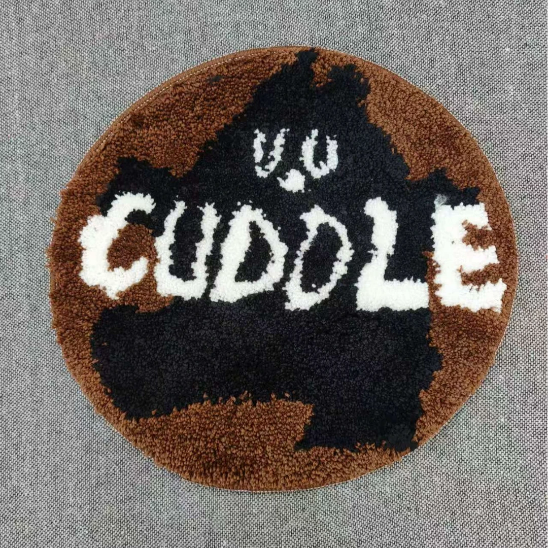 HAICHEN/煤炭精灵卫生间地毯吸水防滑垫子洗手间地毯床边毯