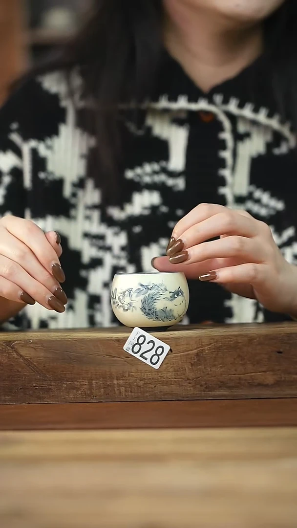 福利/设计师手作款！青花猫咪福利！！
