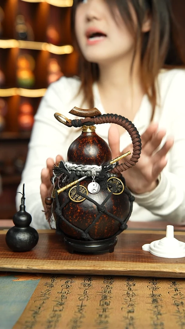 194号精品大漆酒葫芦防腐防渗装水茶酒