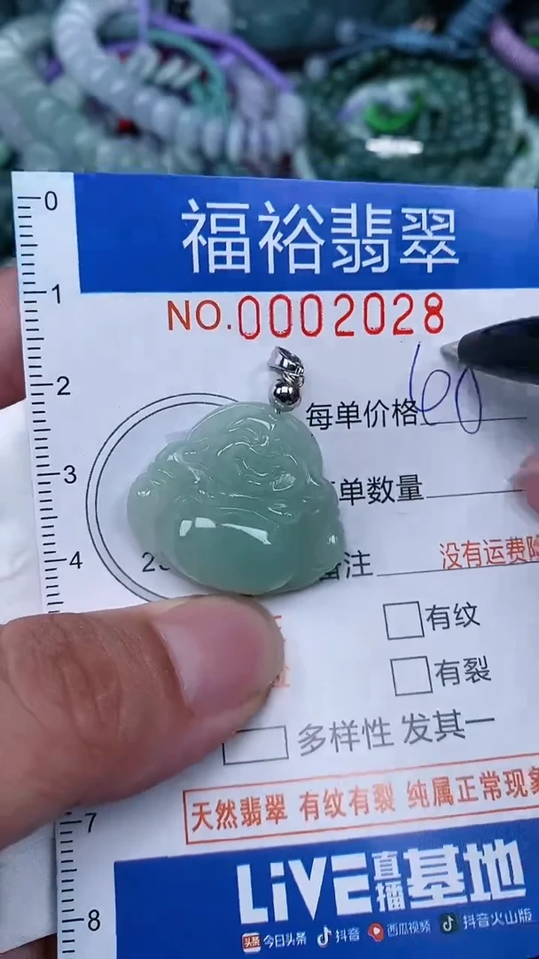 翡翠未镶嵌颈饰...0002028