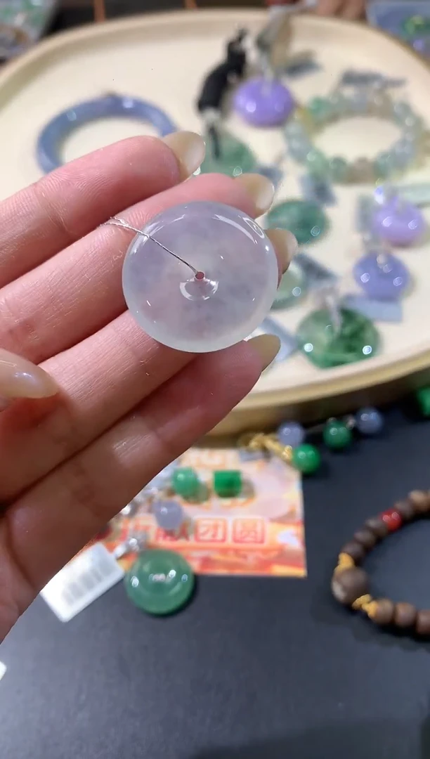 吊坠(不含链)未镶嵌翡翠W18|3800