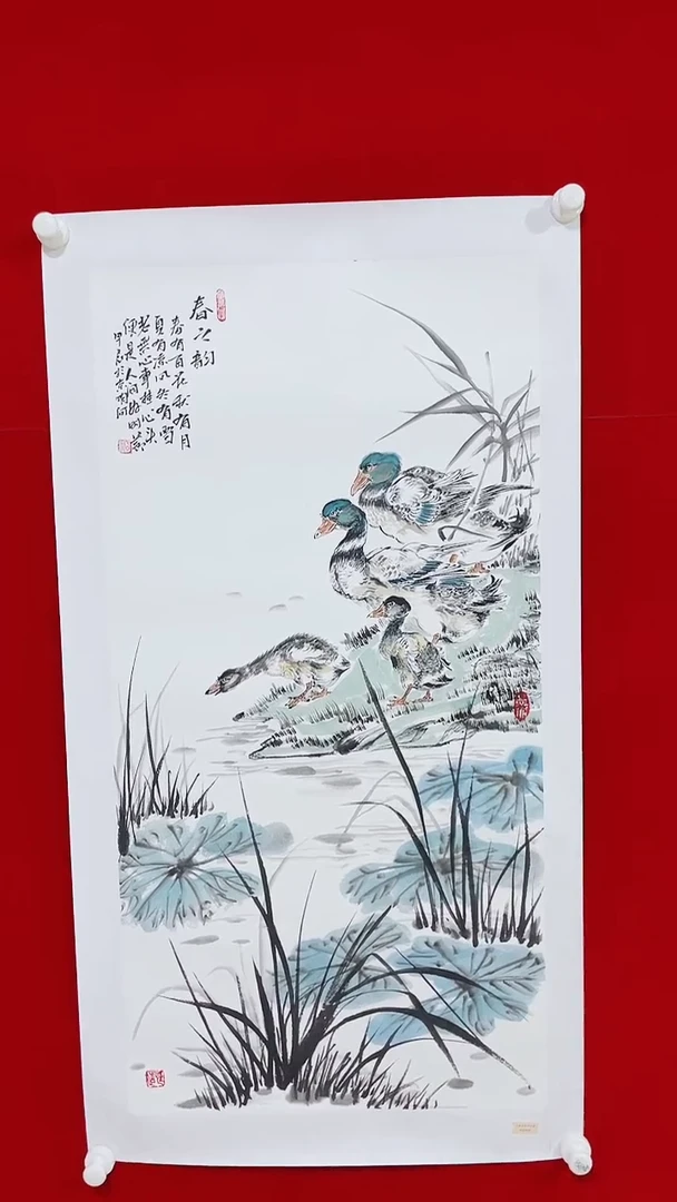 国画国画Y-张明河花鸟4.5平尺
