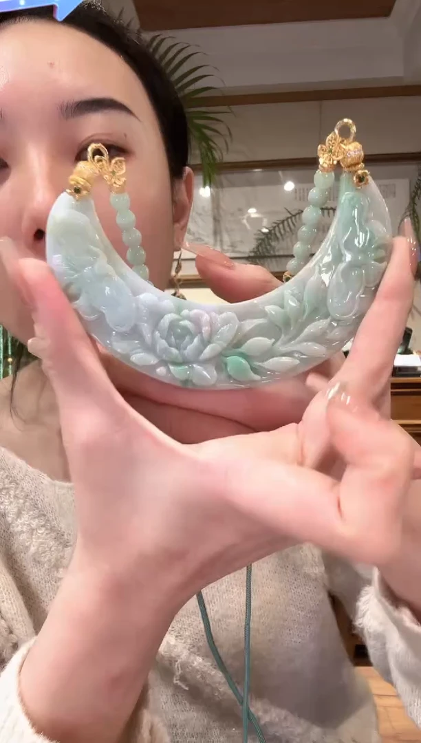 【闪购商品】翡翠颈饰未镶嵌国风