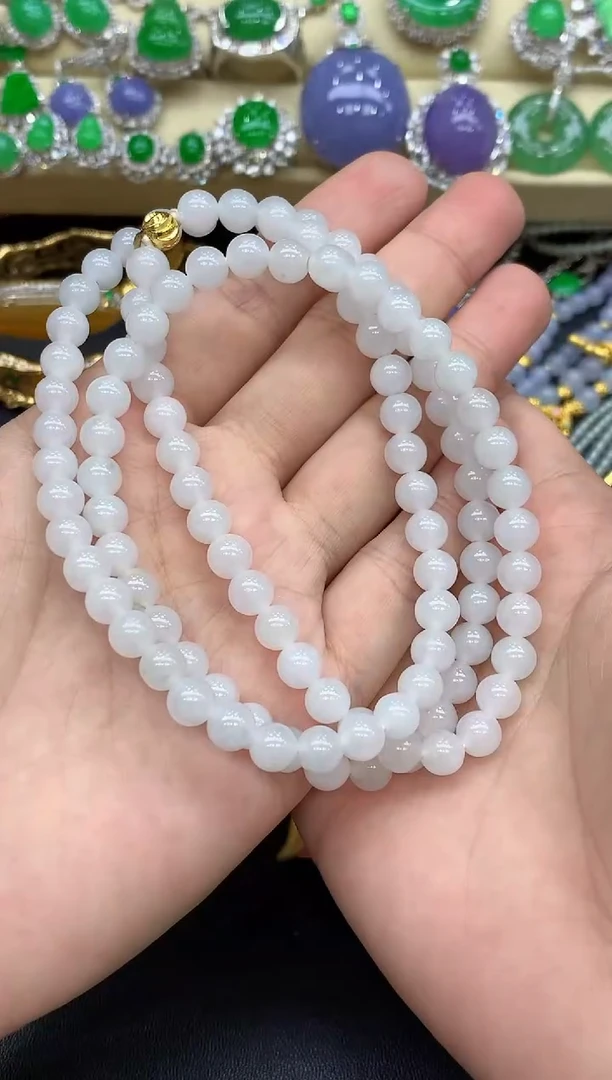 颈饰未镶嵌翡翠89-中国好珍宝