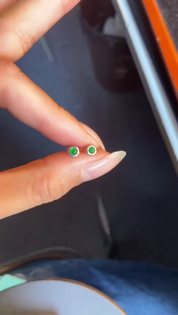 吊坠(不含链)银S925镶嵌翡翠1