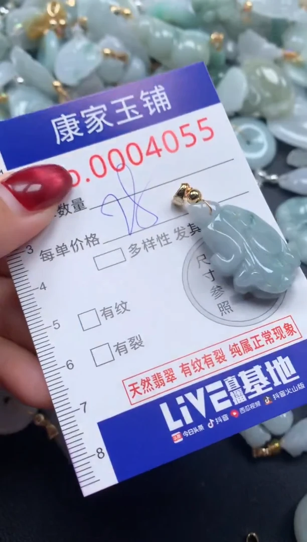 颈饰未镶嵌翡翠4055
