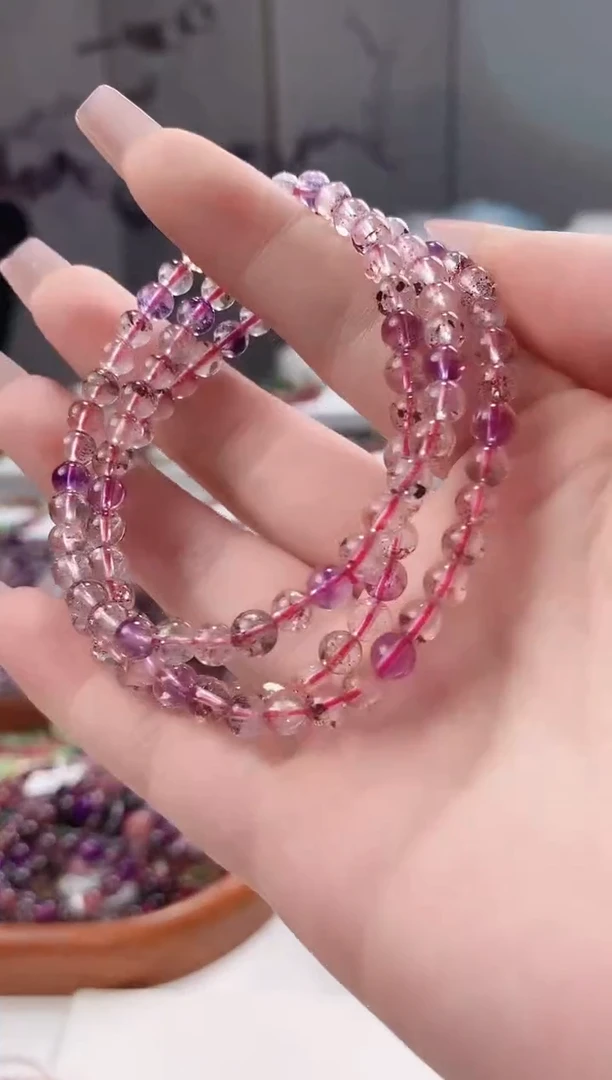 【闪购商品】水晶手链未镶嵌5mm多人多样性发其一