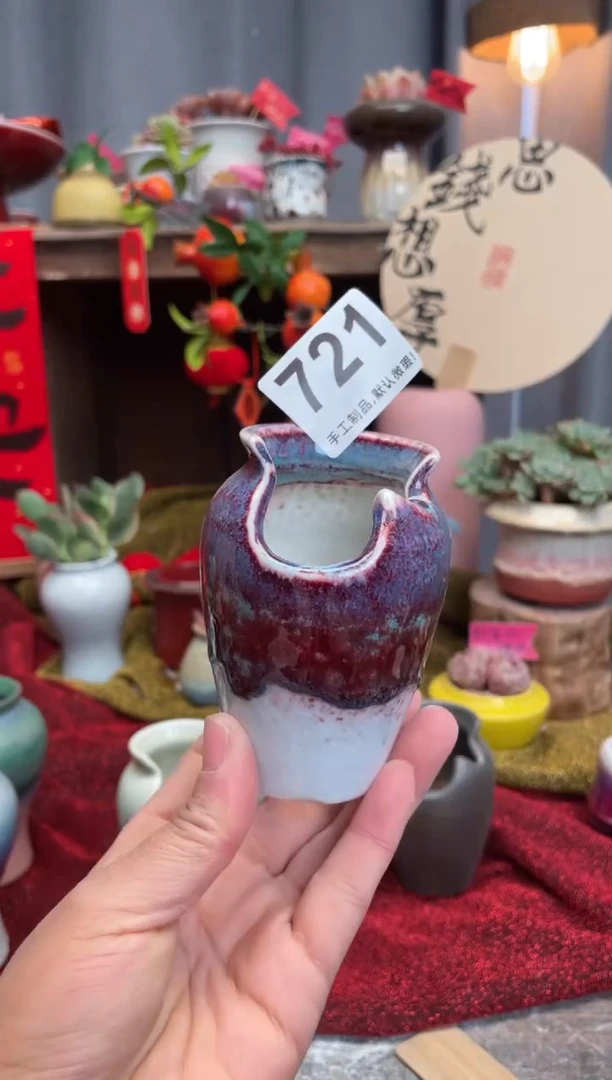 【闪购商品】摆件721知木小芳花盆编号