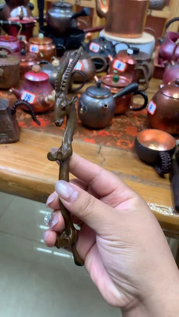 精炼铜羚羊头开盖器