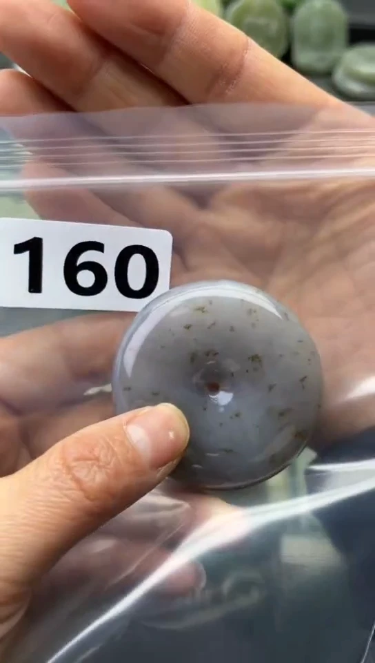 未镶嵌和田玉珠宝半成品扣子