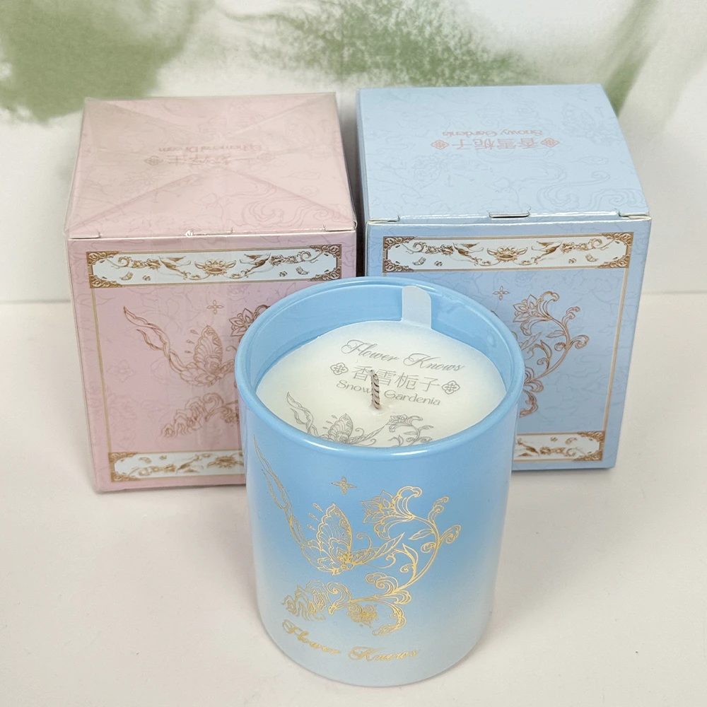花知晓八周年香薰蜡烛一梦浮生香雪栀子香型100g正装生日礼物礼品